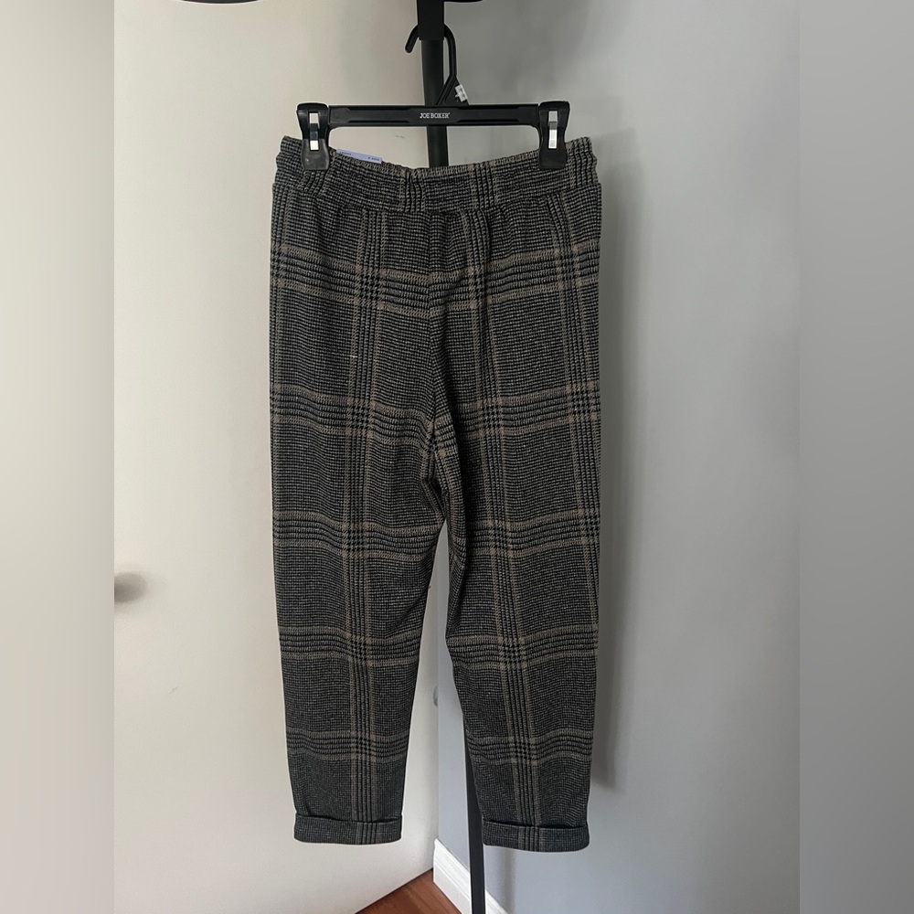 Men's Gray Plaid Pants